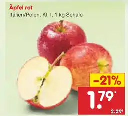 Netto Marken-Discount Äpfel rot Angebot