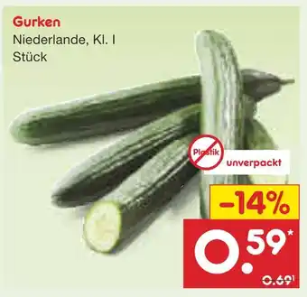 Netto Marken-Discount Gurken Angebot