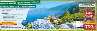 Netto Marken-Discount Flugreise madeira – die blumeninsel im atlantik Angebot