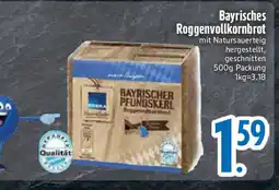 Edeka Bayrisches Roggenvollkornbrot Angebot