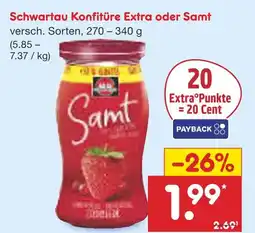 Netto Marken-Discount Schwartau konfitüre extra oder samt Angebot