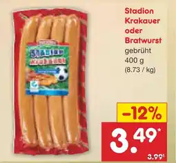 Netto Marken-Discount Stadion krakauer oder bratwurst Angebot