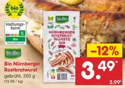 Netto Marken-Discount Biobio nürnberger rostbratwurst Angebot