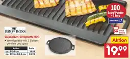 Netto Marken-Discount Bbq boss gusseisen-grillplatte 2in1 Angebot