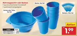 Netto Marken-Discount Mehrweggeschirr oder besteck Angebot
