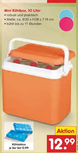 Netto Marken-Discount Mini kühlbox oder kühlakkus Angebot