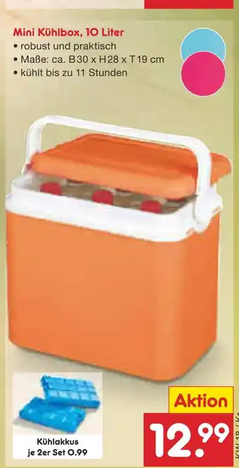 Netto Marken-Discount Mini kühlbox oder kühlakkus Angebot