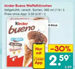 Netto Marken-Discount Kinder bueno waffelhörnchen Angebot