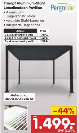 Netto Marken-Discount Pergoline lamellendach pavillon Angebot