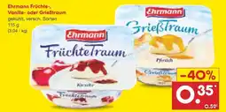 Netto Marken-Discount Ehrmann früchte-, vanille- oder grießtraum Angebot