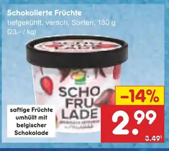 Netto Marken-Discount Schokolierte früchte Angebot