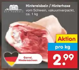 Netto Marken-Discount Gut ponholz hintereisbein / hinterhaxe Angebot