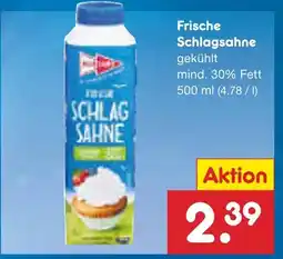 Netto Marken-Discount Bärenmarke frische schlagsahne Angebot