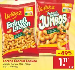 Netto Marken-Discount Lorenz erdnuß locken oder erdnuß locken jumbos Angebot