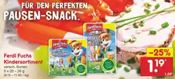 Netto Marken-Discount Ferdi fuchs kindersortiment Angebot