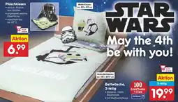 Netto Marken-Discount Star wars plüschkissen oder bettwäsche, 2-teilig Angebot