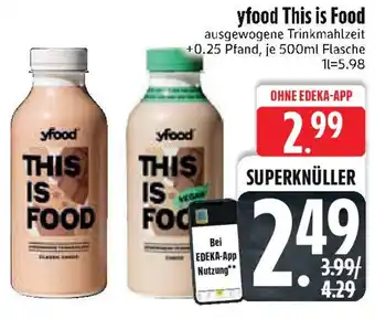 Edeka yfood This is Food Angebot
