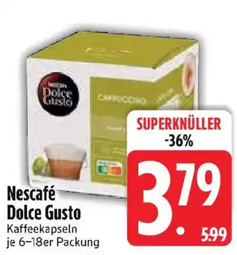 Edeka Nescafé Dolce Gusto Kaffeekapseln Angebot