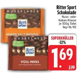 Edeka Ritter Sport Schokolade Angebot