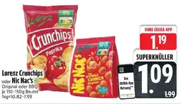 Edeka Lorenz Crunchips oder Nic Nac's Angebot