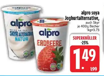 Edeka alpro soya Joghurtalternative, auch Skyr Angebot