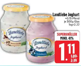 Edeka Landliebe Joghurt Angebot