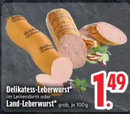 Edeka Delikatess-Leberwurst Angebot
