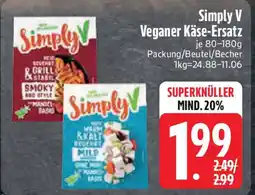 Edeka Simply V Veganer Käse-Ersatz Angebot