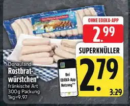 Edeka Donauland Rostbratwürstchen Angebot