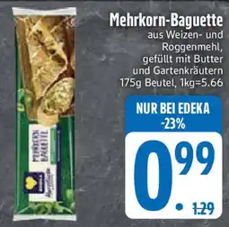 Edeka Mehrkorn-Baguette Angebot