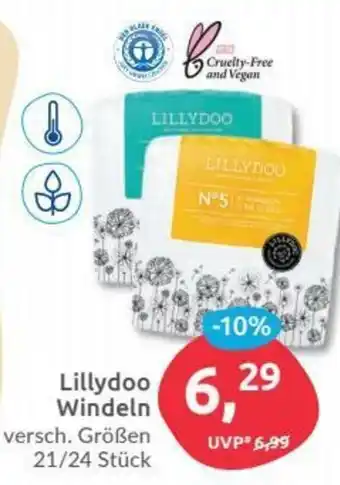 Budni Lillydoo Windeln Versch. Größen 21/24 Stück Angebot