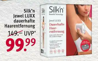 Rossmann Silk’n jewel luxx dauerhafte haarentfernung Angebot