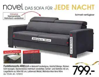 Zurbrüggen Novel funktionssofa ariella Angebot