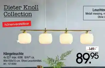 Zurbrüggen Dieter knoll collection hängeleuchte Angebot