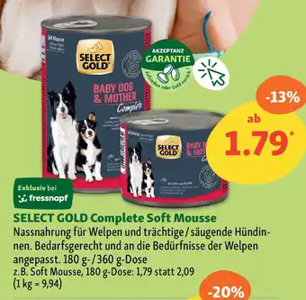 Fressnapf SELECT GOLD Complete Soft Mousse Angebot