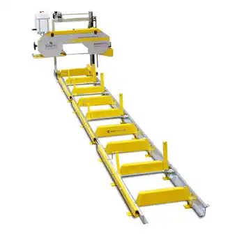 Netto Marken-Discount BAMATO Blockbandsäge BBSW-600PRO mit 6,9m Rollbahn und elektrischer Höhenverstellung Angebot