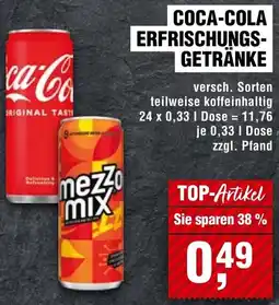 Handelshof Coca-cola erfrischungsgetränke Angebot