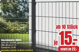B1 Discount Baumarkt Einstabmatte BENT Angebot