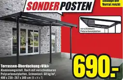 B1 Discount Baumarkt Terrassen-Überdachung Viki Angebot