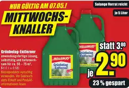 B1 Discount Baumarkt MELLERUD Grünbelag Entferner Angebot