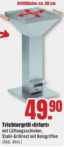 B1 Discount Baumarkt Trichtergrill Erfurt Angebot