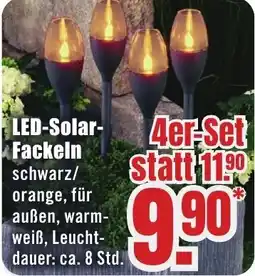 B1 Discount Baumarkt LED-Solar Fackeln Angebot