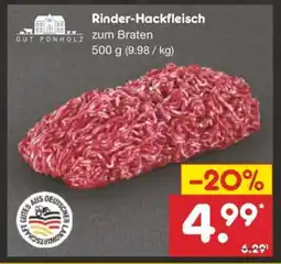 Netto Marken-Discount Rinder-Hackfleisch Angebot