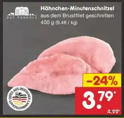 Netto Marken-Discount Hähnchen-Minuten-schnitzel Angebot