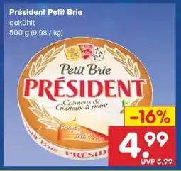 Netto Marken-Discount Président Petit Brie Angebot