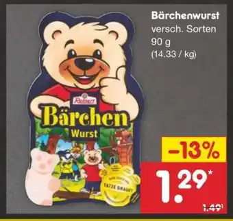 Netto Marken-Discount Bärchenwurst Angebot
