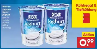 Netto Marken-Discount WEIHENSTEPHAN Naturjoghurt Angebot