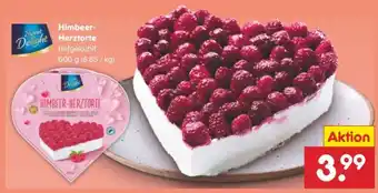 Netto Marken-Discount Himbeer-Herztorte Angebot