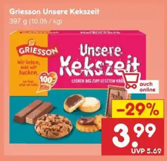 Netto Marken-Discount Griesson Unsere Kekszeit Angebot