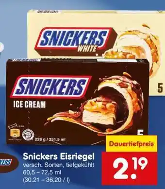 Netto Marken-Discount Snickers Eisriegel Angebot